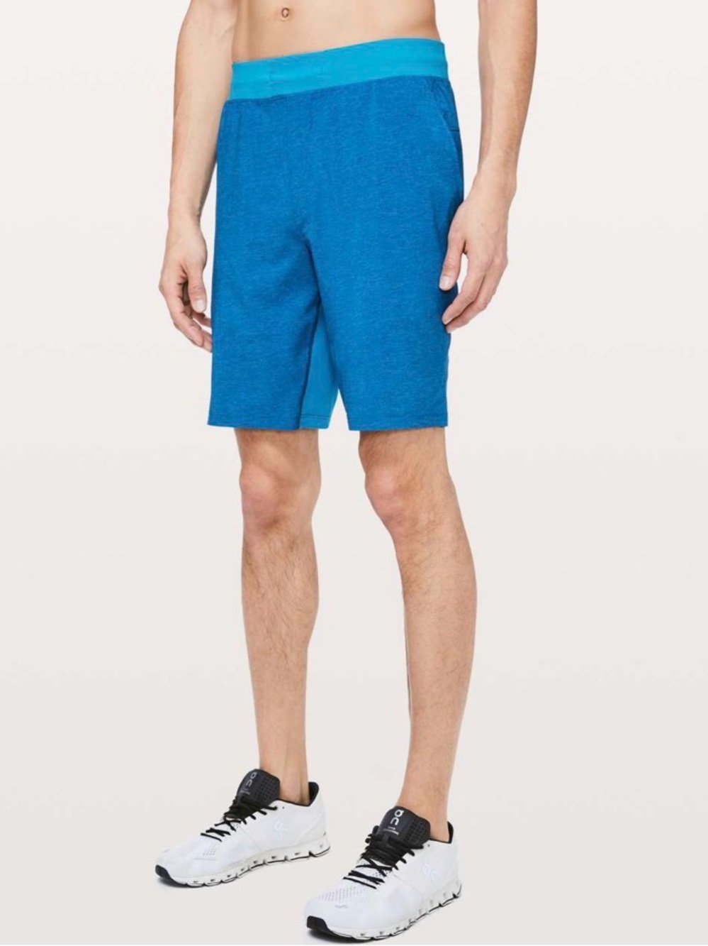 Lululemon T.H.E. Short 9" Linerless Aqua Blue Men’s Medium Athletic